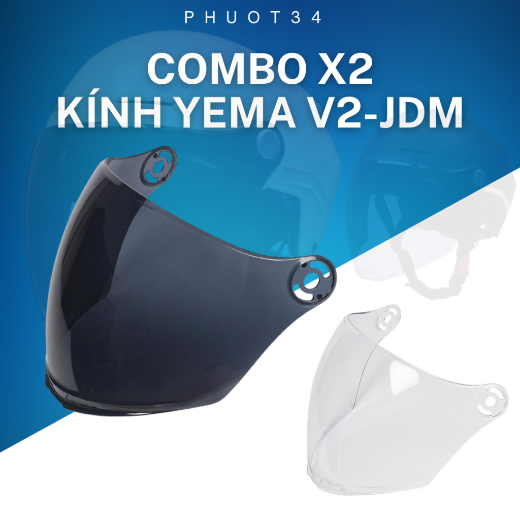 แว่นตายาวของแท้สําหรับหมวก Yema V2 – JDM | เฉพาะเฉพาะสําหรับ Yema V2 – JDM 367S