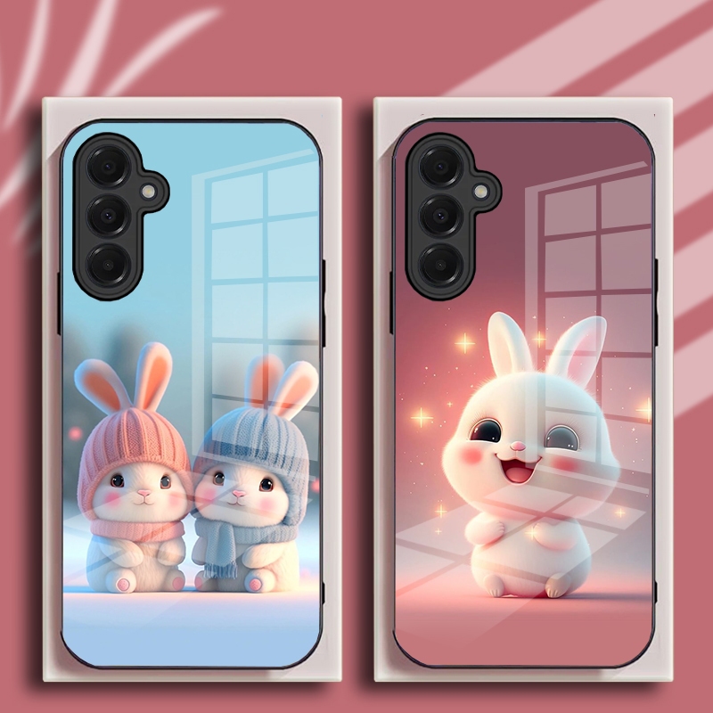 เคส SAMSUNG S25, S25 PLUS เคสกระจกกระต่ายตลก รุ่นใหม่