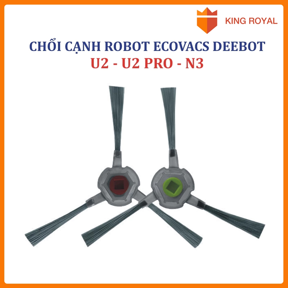 Ecovacs Deebot U2, U2 Pro, N3 อุปกรณ์เสริมเครื่องดูดฝุ่นหุ่นยนต์ แปรงด้านข้าง, แปรงกวาด, แปรงขอบ, แป