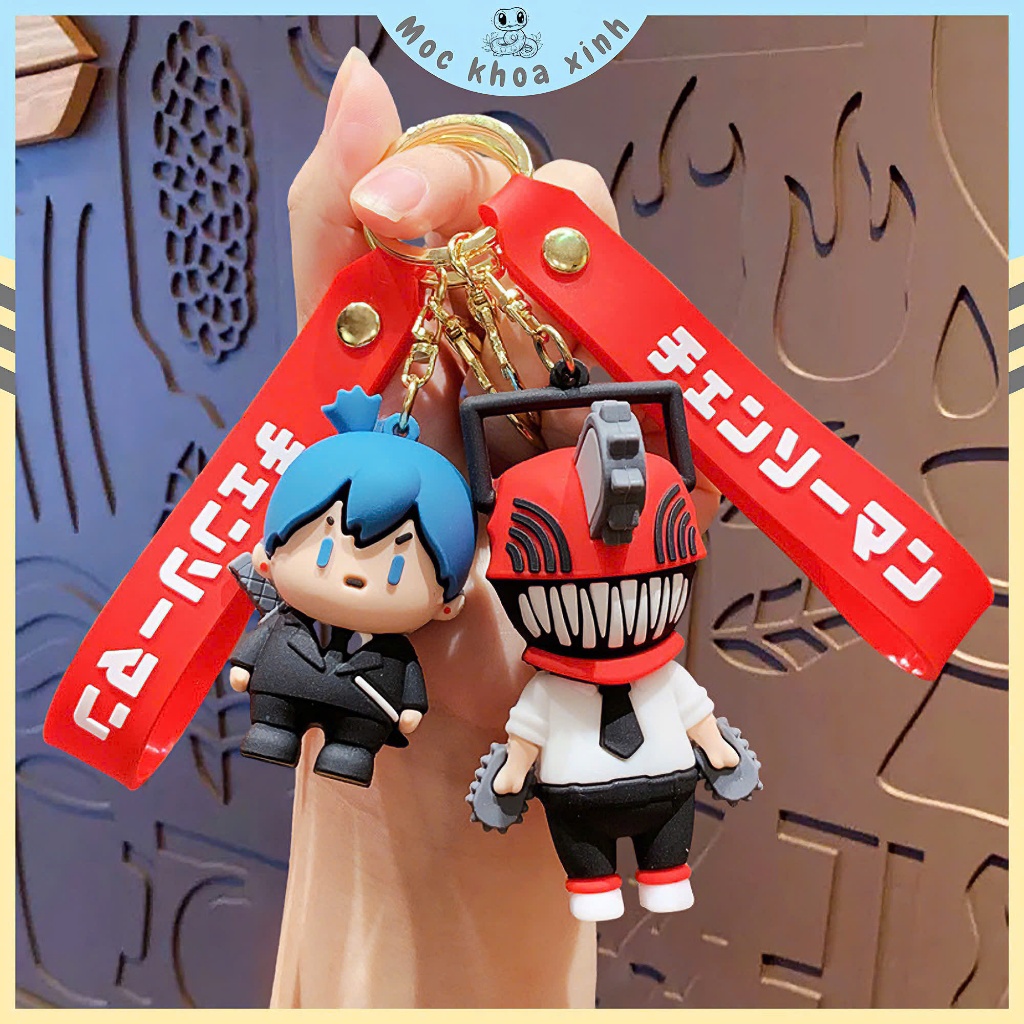 พวงกุญแจ Chainsaw Man – Pochita Chainsaw Man, Denji, สายอนิเมะ, ของขวัญน่ารัก, น่ารัก, พวงกุญแจ