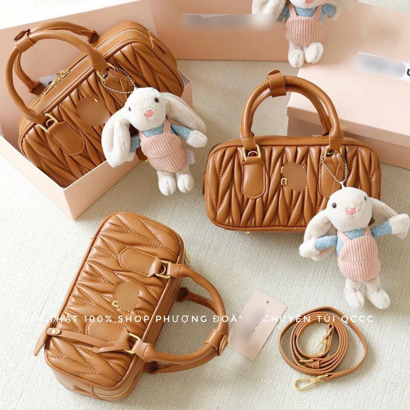 กระเป๋าเปล่า M หนังขี้กบ ขนาด 23cm FULL BOX VIP GOODS (503)