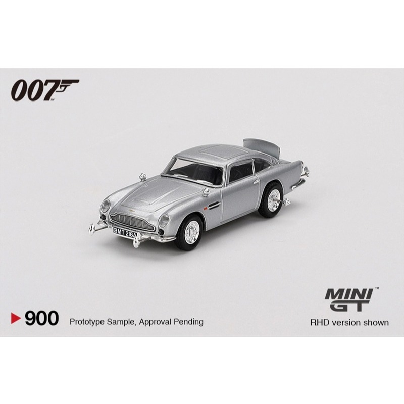 Aston Martin DB5 007 โมเดลรถสเกล 1:64 MINIGT MGT00900-007