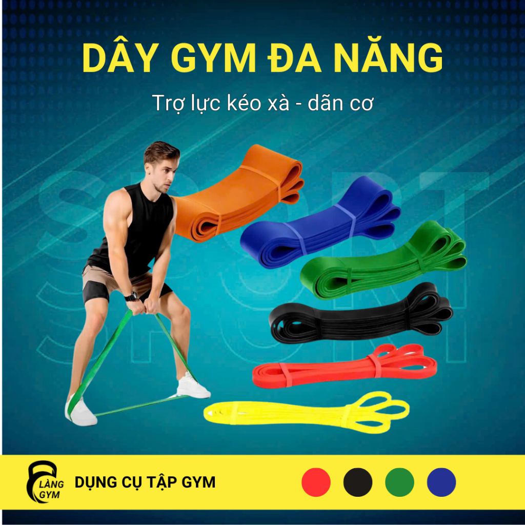 เชือกพาวเวอร์ GYM VILLAGE รองรับดึงขึ้นสําหรับยิมเต็มตัวที่บ้านสําหรับผู้เริ่มต้น สีดําแท้ 5g