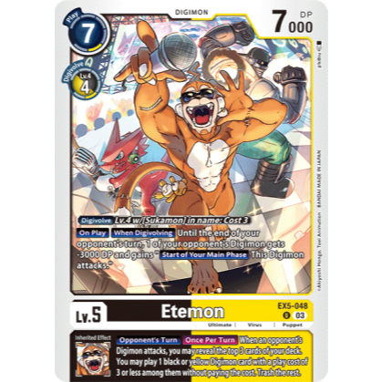 Digimon Card Code EX5-408 - Etemon - Digimon - Uncommon