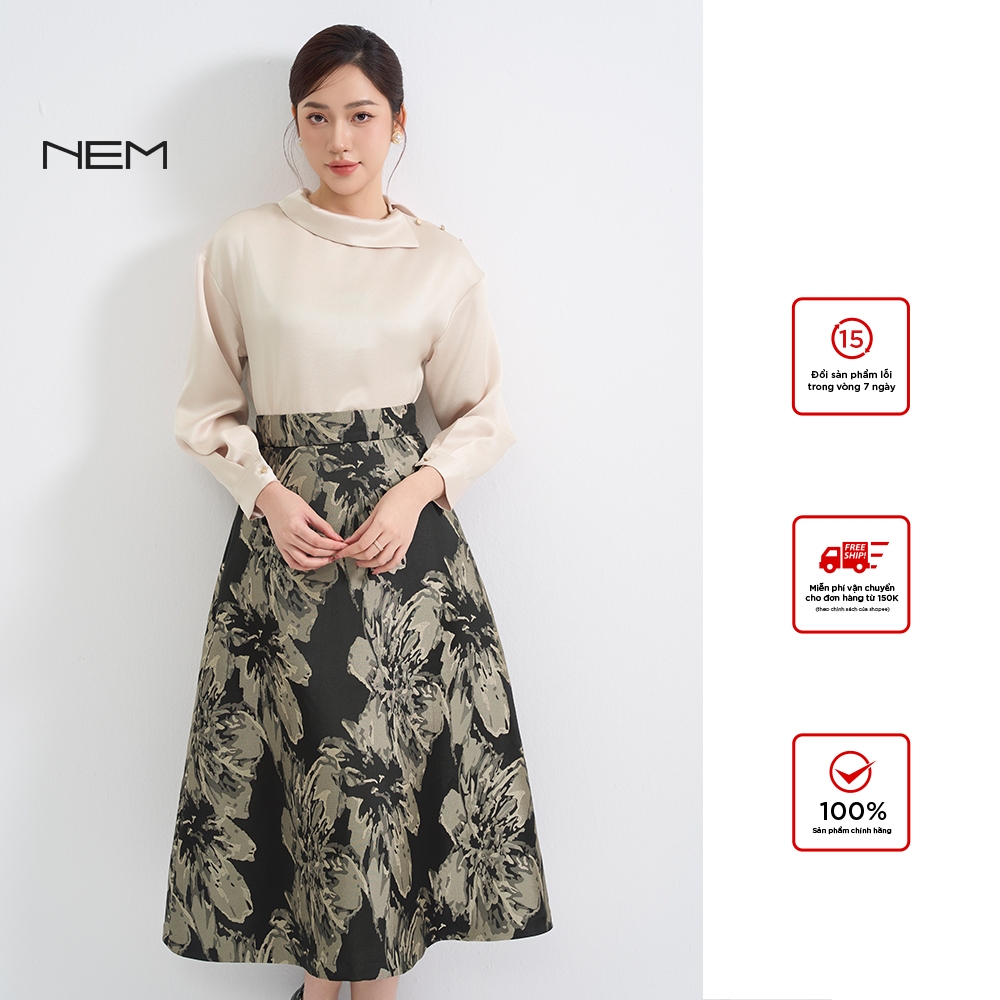 [ ของแท้ ] Nem เสื้อเชิ้ตแฟชั่นดีไซเนอร์ 15242