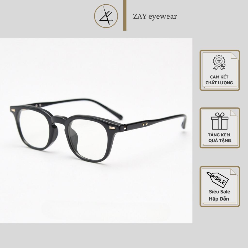 กรอบแว่น Zay glasses T7156 ทรงเหลี่ยมพลาสติก TR90 สไตล์แฟชั่น
