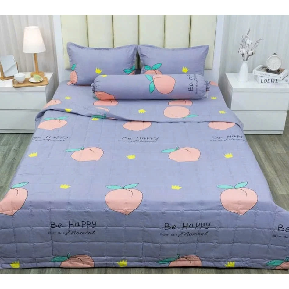 ชุดเครื่องนอน 4 ชิ้น ผ้าฝ้ายโพลี สีดำ (ไม่มีผ้าห่ม) thumbnail 10