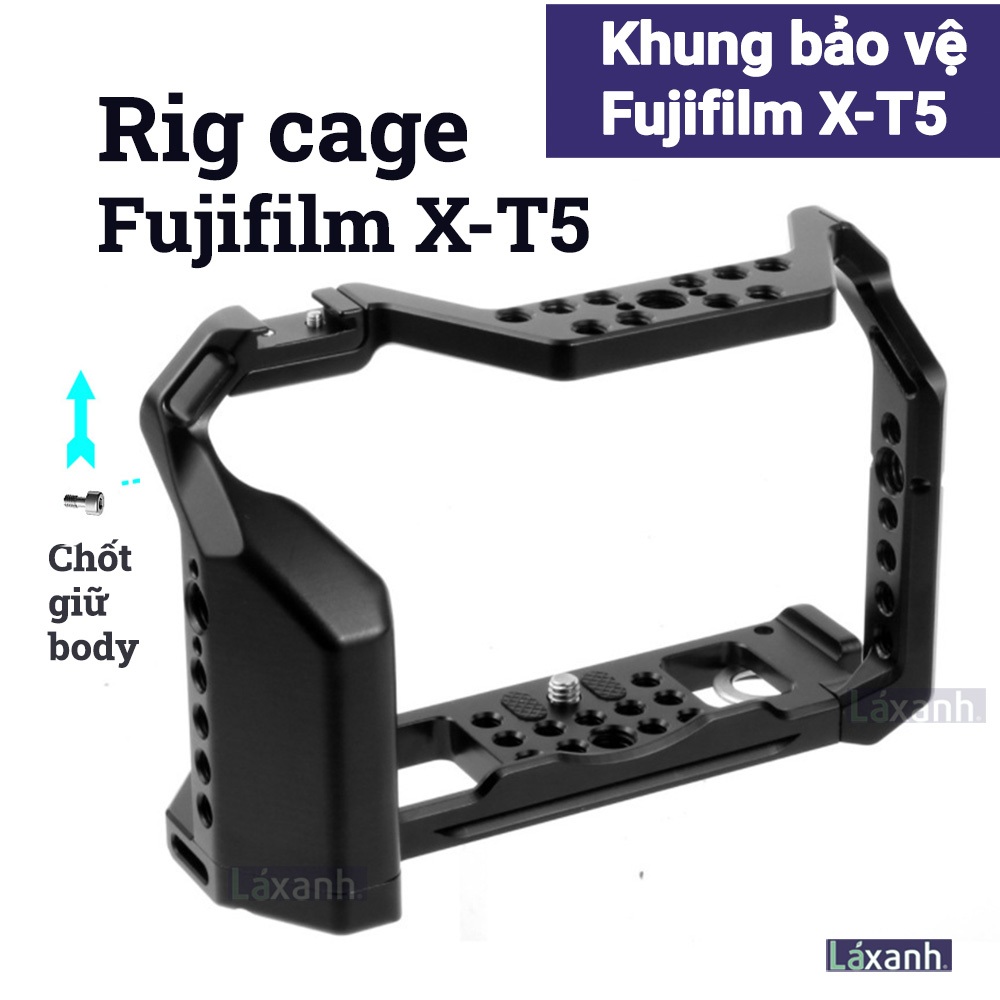 ฟูจิฟิล์ม X-T5 | Rig กรงกรอบป้องกัน handcase แฮนด์จับ L วงเล็บ Fujifilm xt5 x t5