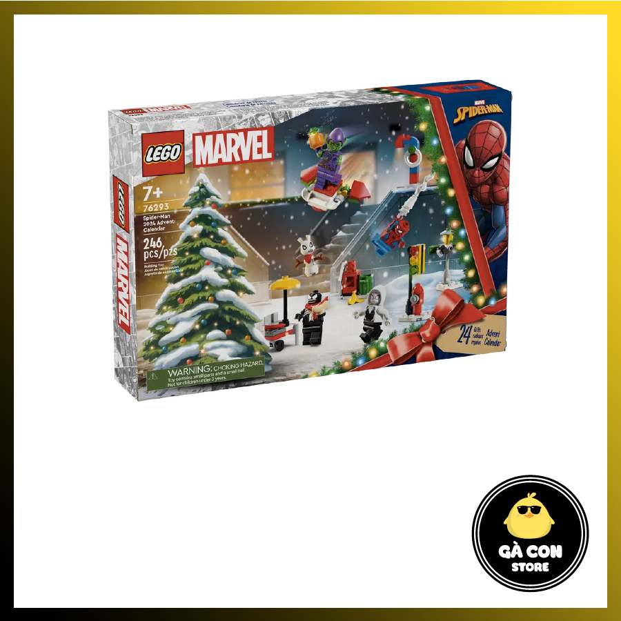 Spider-Man 76293 Spider-Man 2024 Advent Calendar ประกอบของเล่น - Spider-Man Christmas Calendar 2024