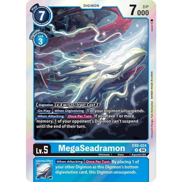 Digimon Card Code EX8-024 - MegaSeadramon - Digimon - Rare