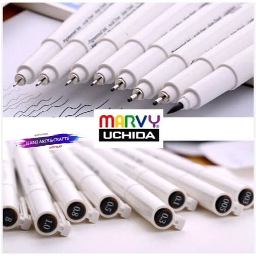 ปากกาวาดภาพ Marvy Uchida 4600 สําหรับการวาดภาพทางเทคนิค สเก็ตช์ และเส้นจุดเข็ม