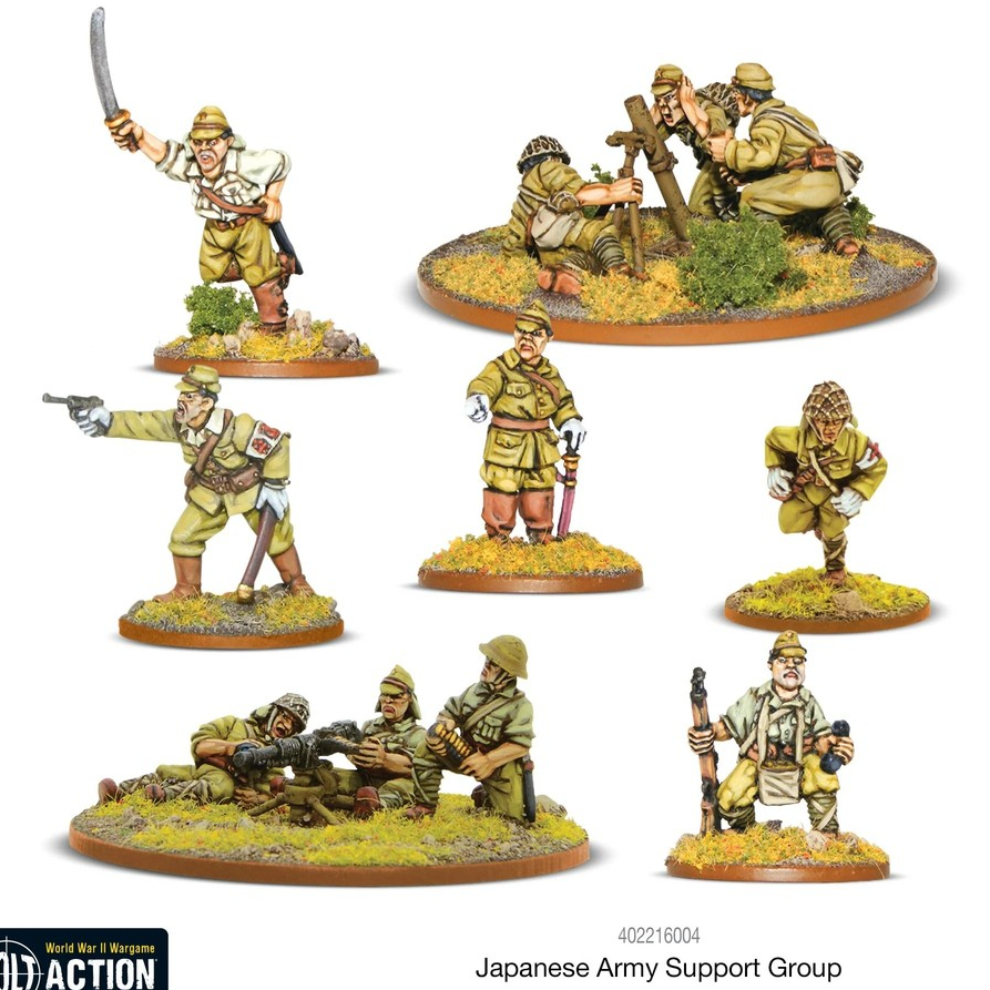 BOLT ACTION: กลุ่มรองรับกองทัพญี่ปุ่น