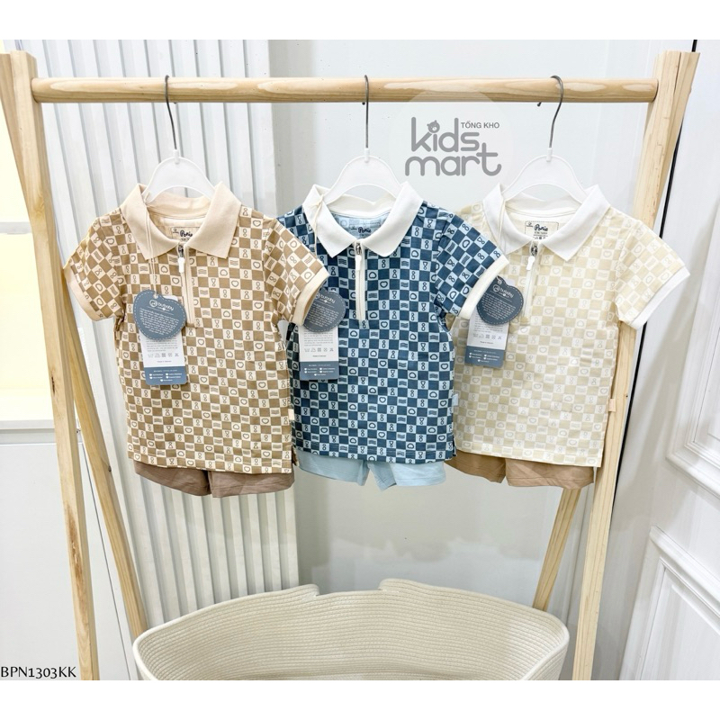 Bu baby - ชุดซิปแขนสั้นคอปกโปโล BPN1303KK