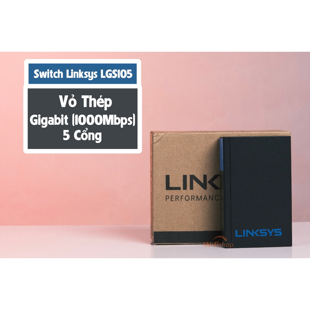 (ภาพจริง) Linksys LGS105 Switch (Gigabit (1000Mbps)/ 5 พอร์ต