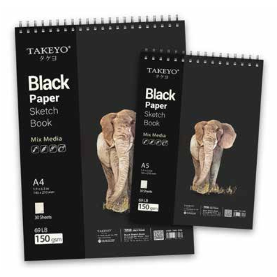 XO กระดาษดํา Takeyo A4 - ขนาด 150GSM - 180GSM