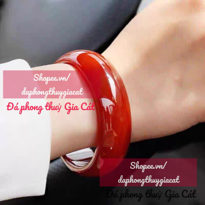 แหวนครก Da Ma Nao Red Orange ขนาดหนา 56-61mm แถมกล่อง