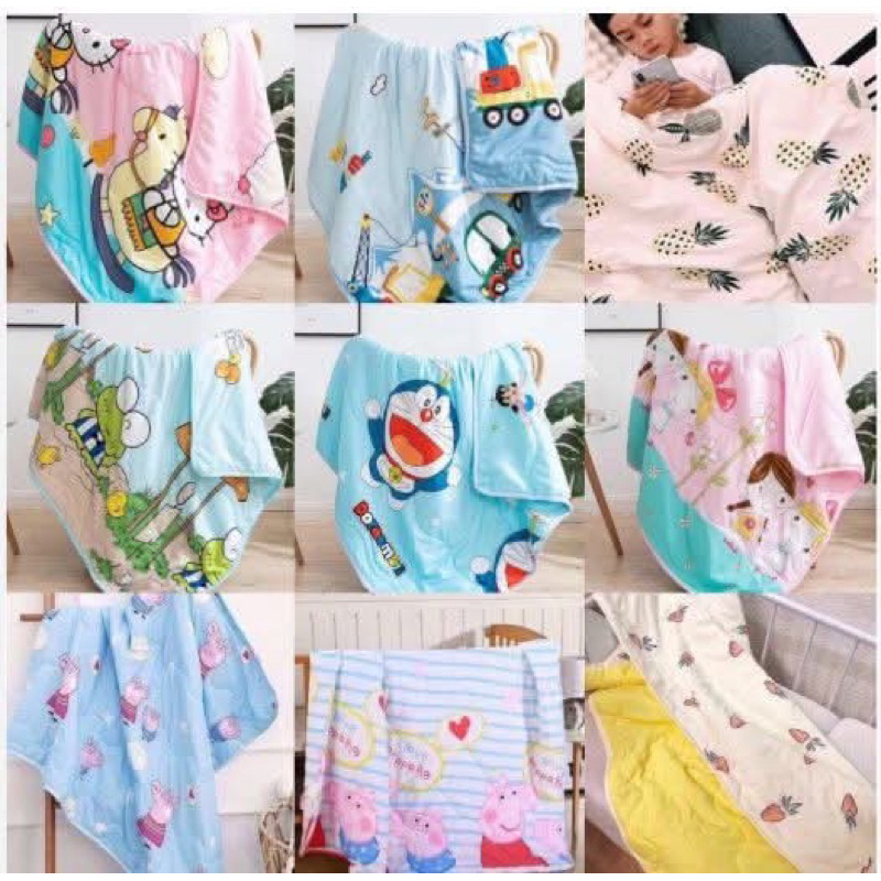 SUMMER-AUTUMN COTTON BLANKET สําหรับเด็กทารก