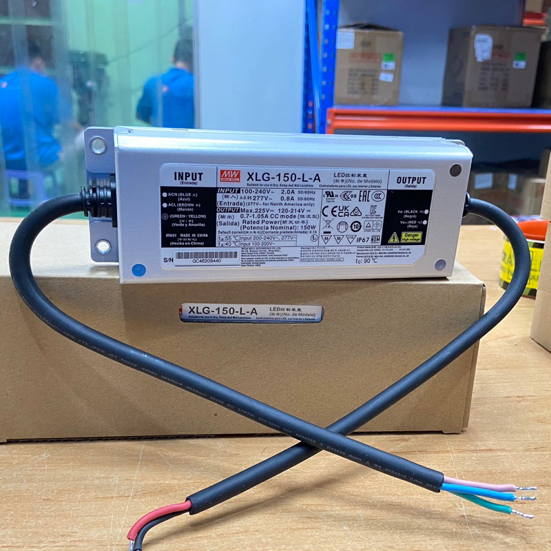 Meanwell XLG-150-LA Led Source, แหล่ง LED 120-214VDC