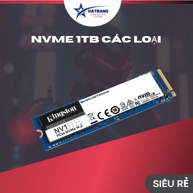 Kingston SNV2S SSD ฮาร์ดไดรฟ์ 1TB NVMe M.2 2280 PCIe Gen 4x4 (อ่าน 3500MB/s - เขียน 2100MB/s) - (SNV