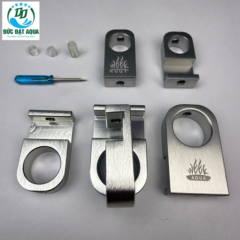 WEEK Fi12/ Fi16/ Fi20 Aluminium inout Clamp - In Out Pipe Holder Clamp for Beautiful Barrel Filter