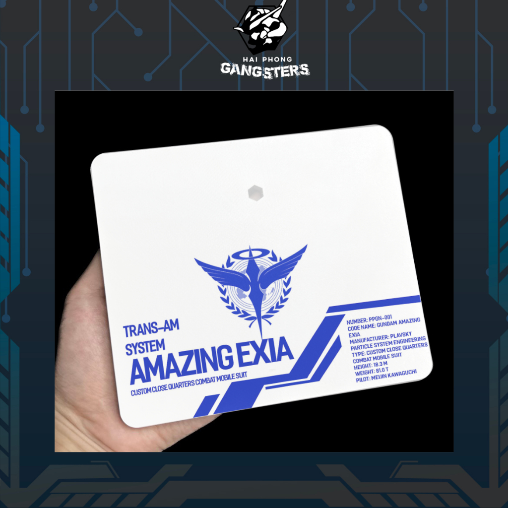 [ร้านข้อความก่อน]BE - AMAZING EXIA / EXIA DARK MATTER (Gundam Exia 00 Series) mica Base for gundam M