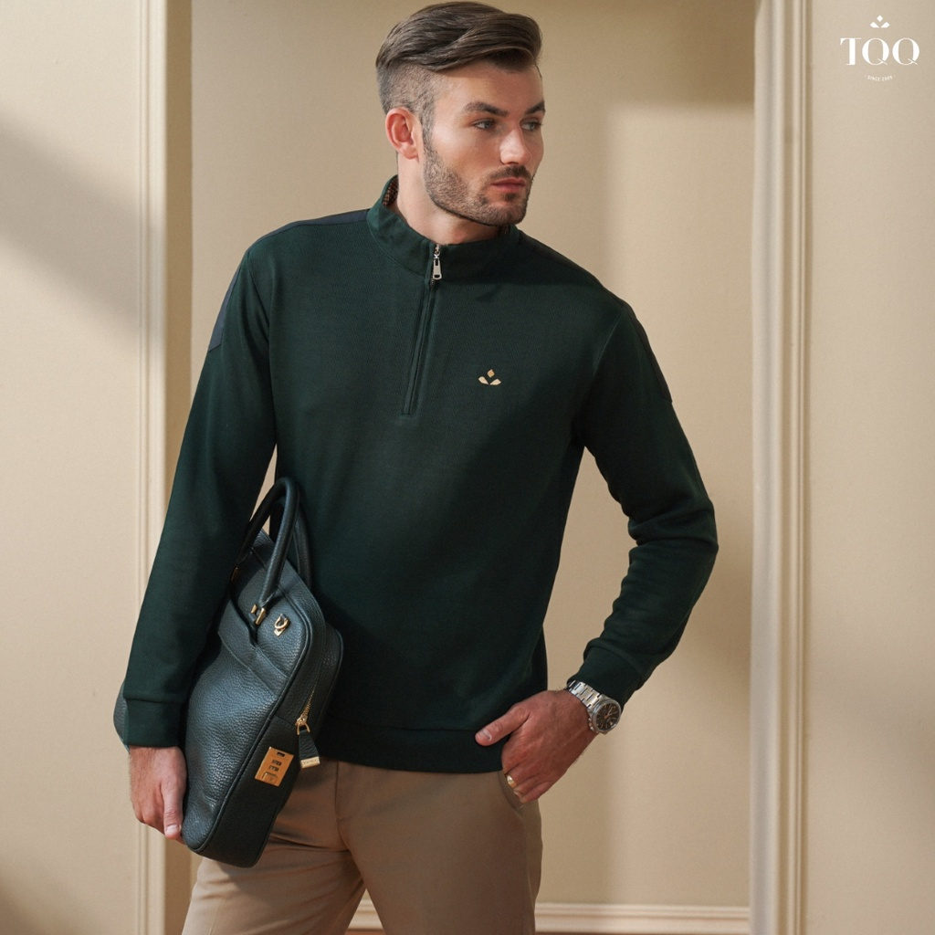 ทีคิว เสื้อยืดผู้ชายคอปกตั้ง NPL06 หรูหราและทันสมัย