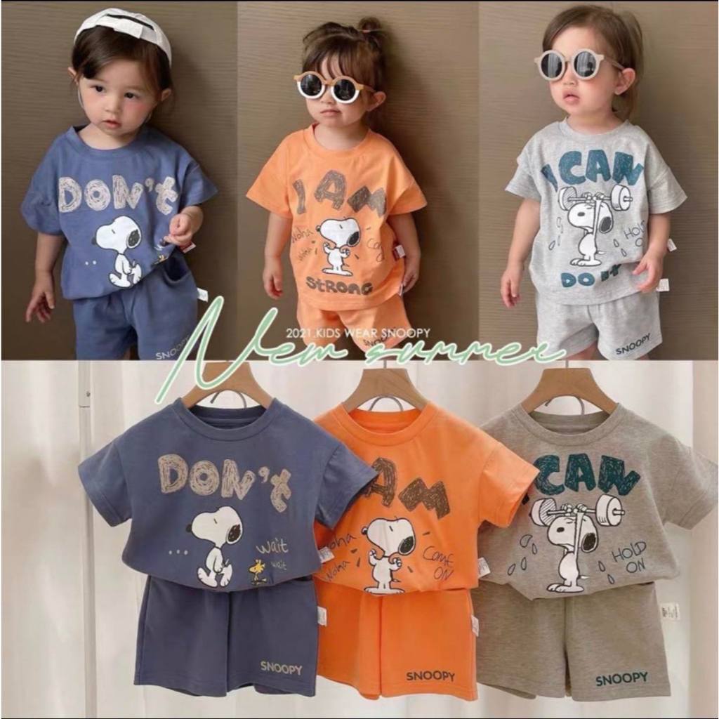 COMBO 5 ชุดสุนัขพิมพ์ SLEEVES สําหรับเด็กผู้ชายและเด็กผู้หญิงพร้อมคุณจัดส่งสีสุ่มสําหรับ CHILDREN 6-