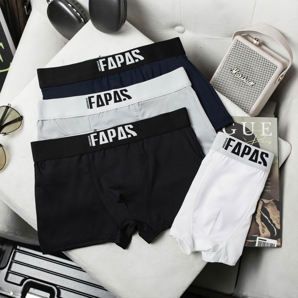 [COMBO 4] FAPAS กางเกงใน ยืด 4 ทาง ระบายอากาศ ดูดซับเหงื่อ - Man Gear