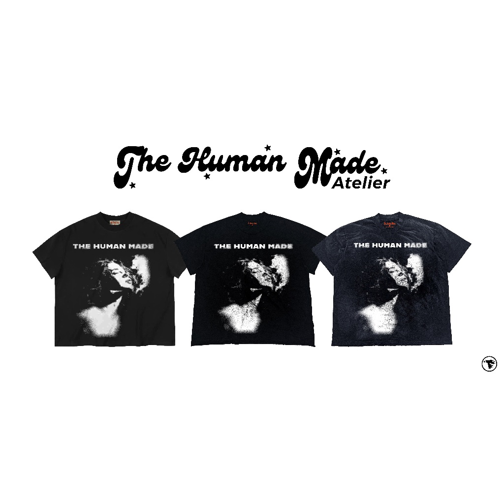 เสื้อยืด Boxy 250GSM | พิมพ์ SAD GIRL DTF | มนุษย์ทํา Atelier | คอตตอน100%