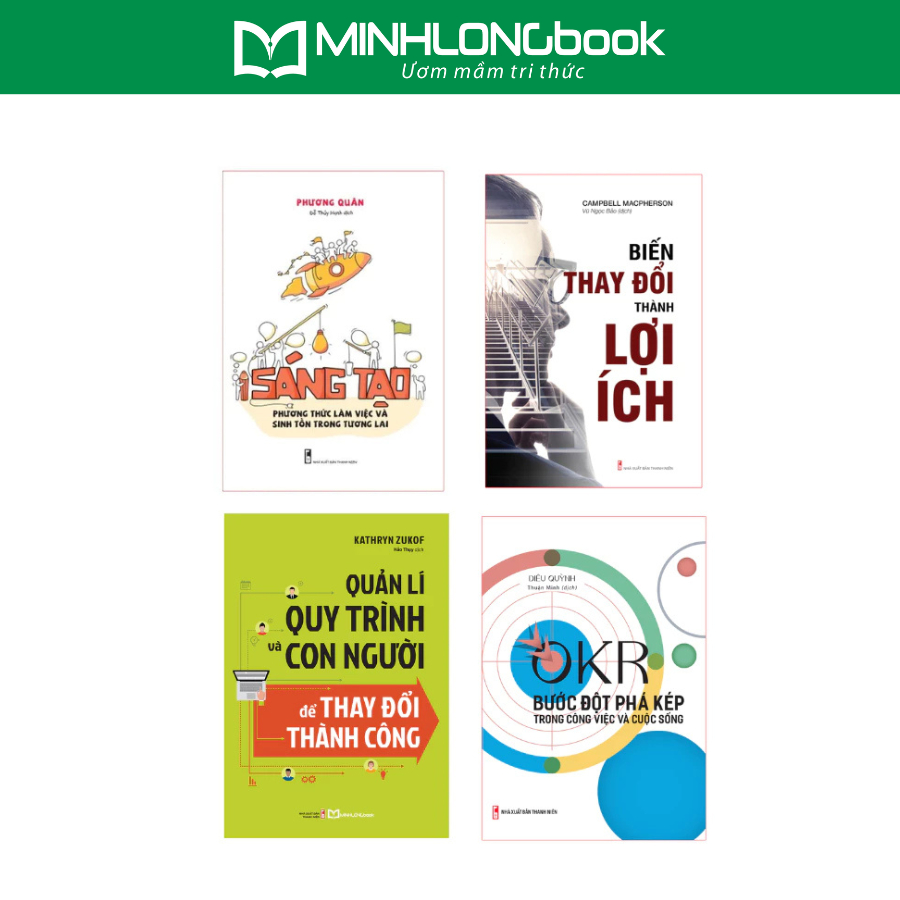 หนังสือ: Creative Combo + OKR - Dual Breakthrough + กระบวนการจัดการและคน + เปลี่ยนให้เป็นประโยชน์