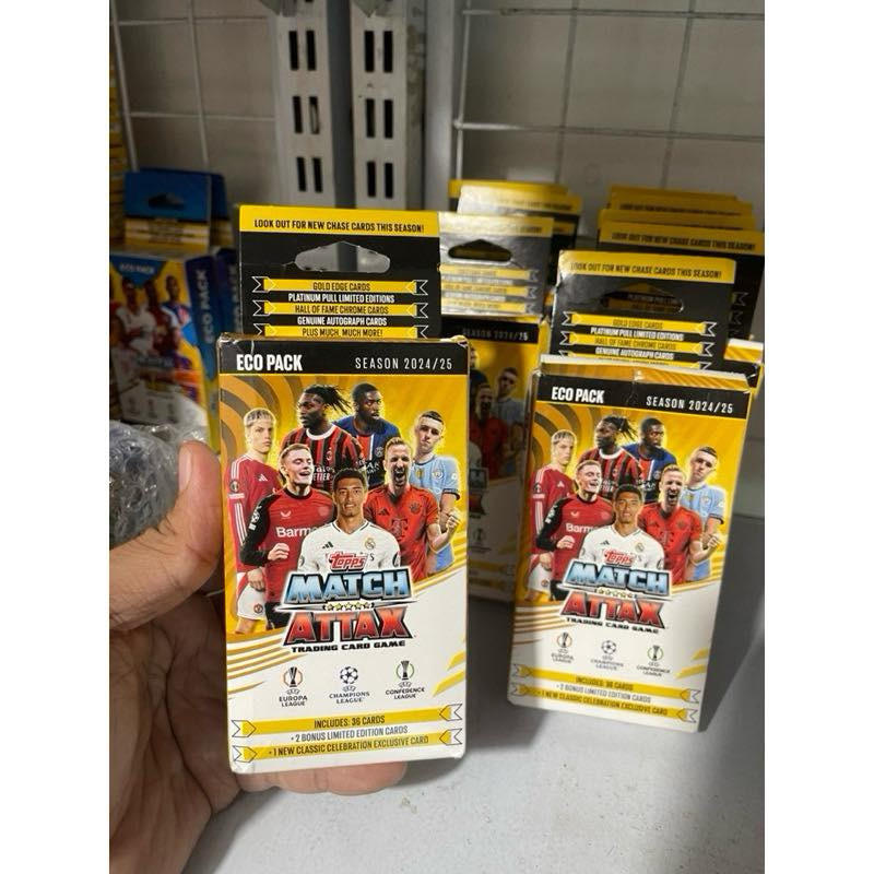 [ 1x Eco pack ] Match Attax Champions League Season 2024/25 24/25 (36 ใบ)