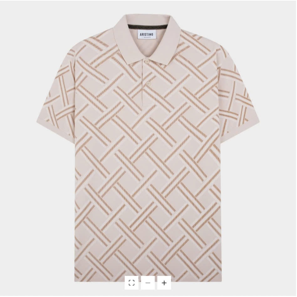 Aristino APS072AS2 เสื้อโปโลลายถักผู้ชาย ดีไซน์คอหรูหรานําลุคอินเทรนด์