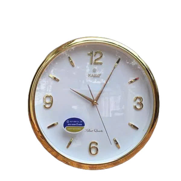 Kashi K78 นาฬิกาแขวนขอบทองลอย สินค้าเวียดนามคุณภาพสูง