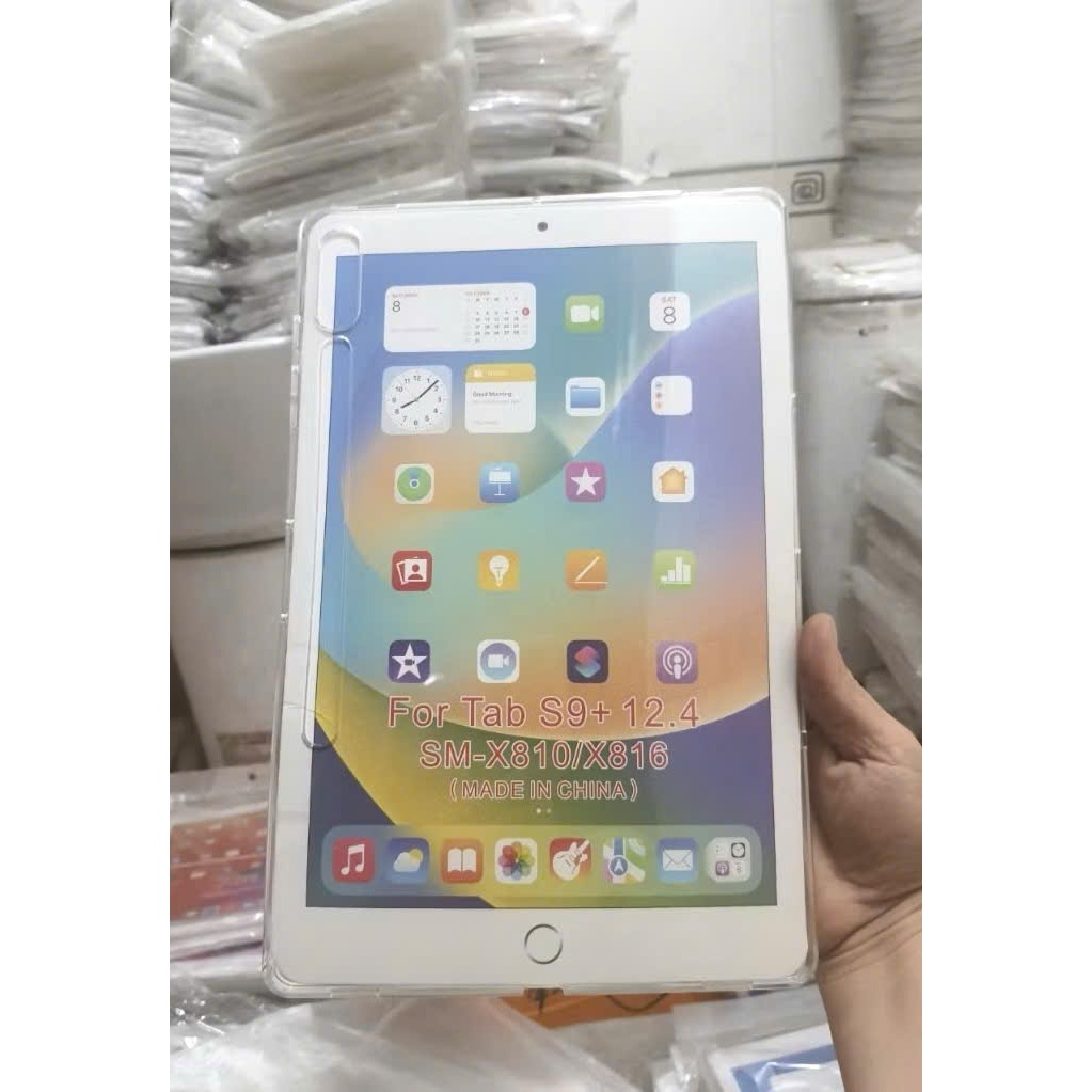 เคส TPU ยืดหยุ่นสวยสุด ๆ สําหรับ Samsung galaxy Tab S9 Plus 12.4 นิ้ว SM-X810/X816 (pkcn)