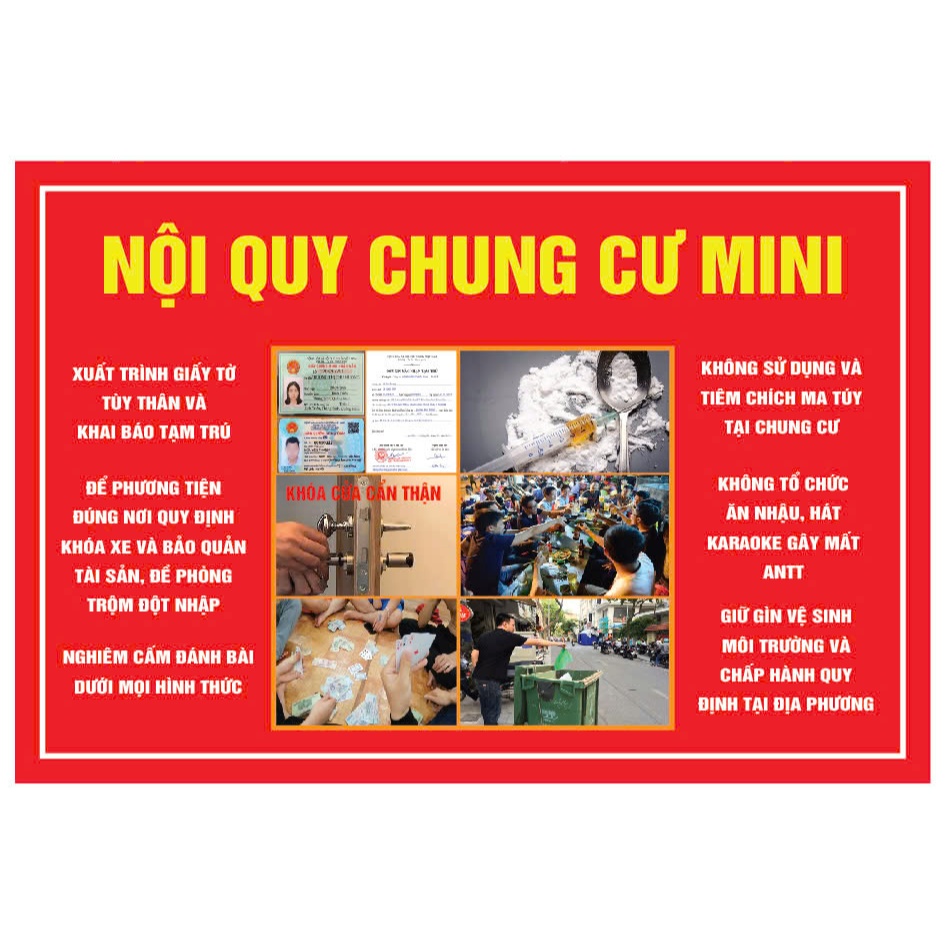 Motel Rules Board - Boarding House Rules Board - Mini Apartment Rules Sign Fomex Material for Decal 