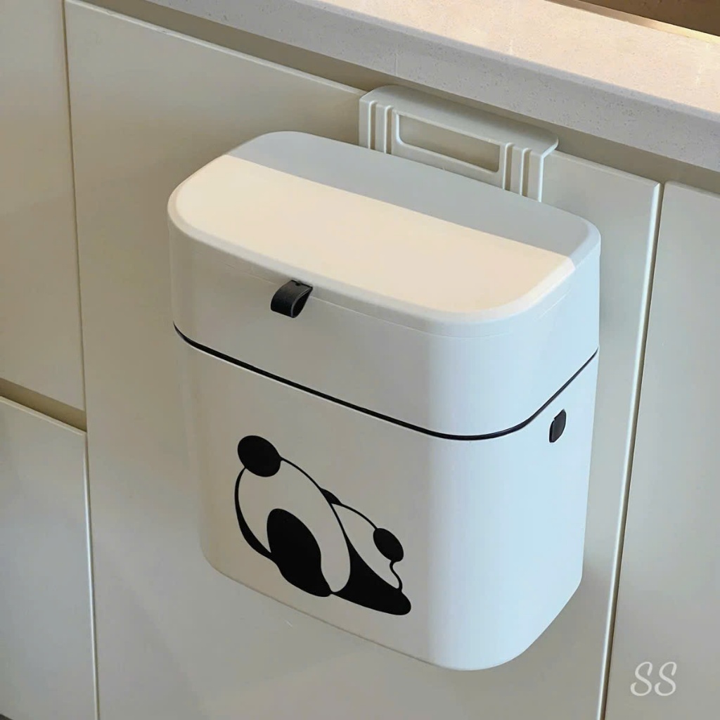 NXT388 UFORU PP TRASH BIN พร้อมหรือติดผนังสําหรับห้องครัว CABINETS, DESKS, TOILET, SMART FLIP LID
