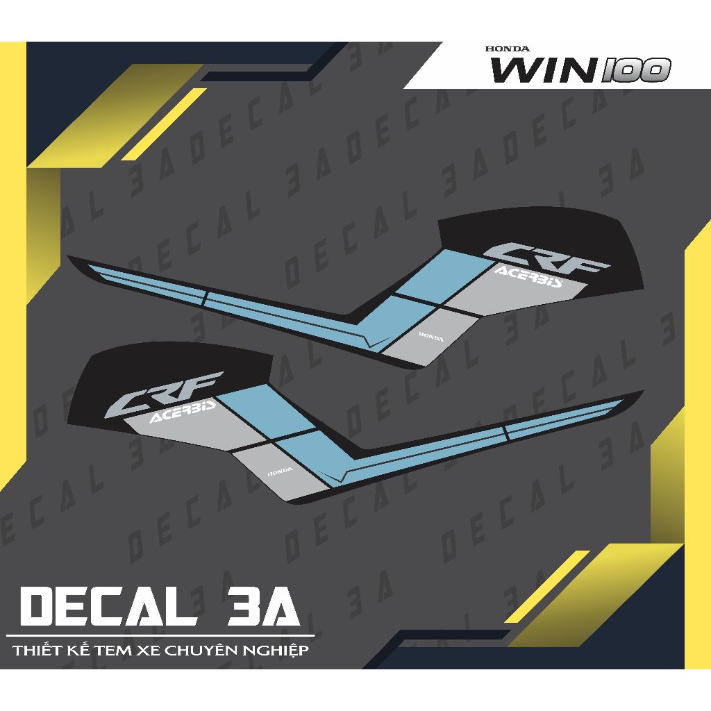WIN 100 CRF DESIGN โดย DECAL 3A