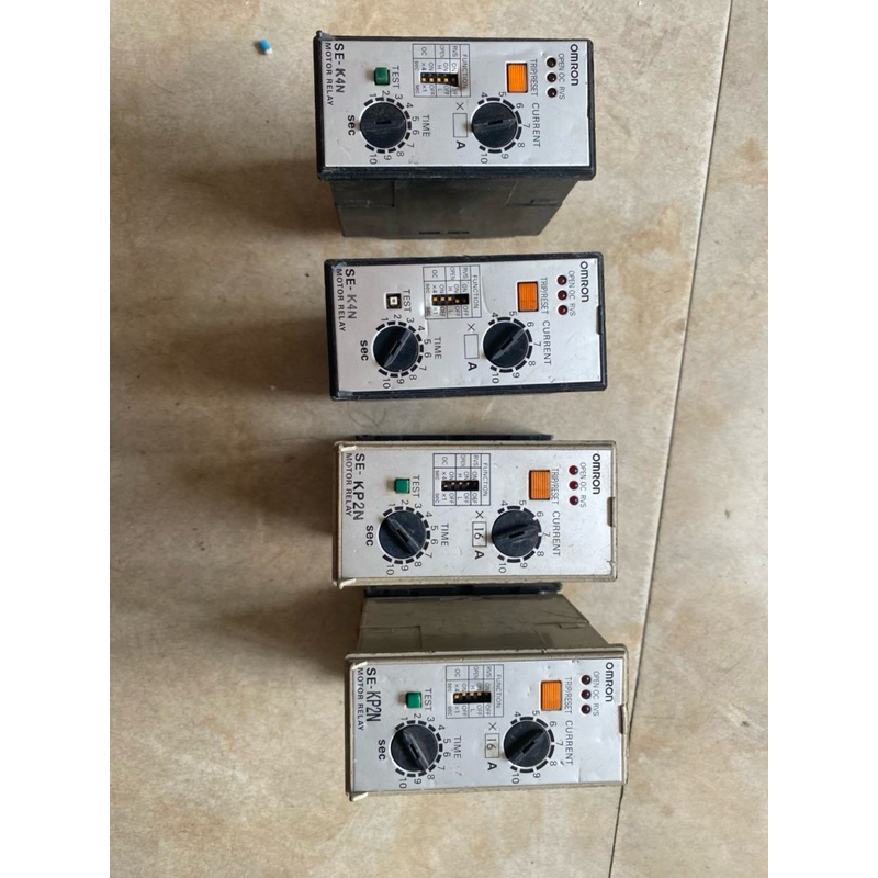 OMRON SE -K4N / 380v SE - KP2N / 220v รีเลย์มอเตอร์ ญี่ปุ่น ใหม่ 90%