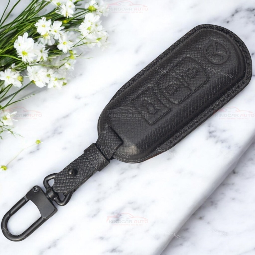 55 Black - เคสกุญแจรถหนัง, เคสกุญแจรถหนัง, Mazda 2, Mazda 3, Mazda 6, CX5, CX8, CX9