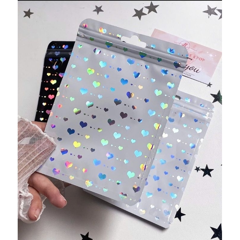 ถุงซิป ถุงซิปพิมพ์ลาย ถุงซิปด้านเดียว ถุงขนาด 20 ใบ 10x15ซม