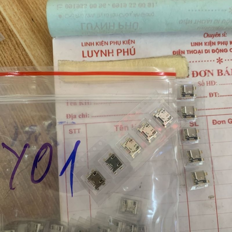 Combo 5 พินชาร์จสําหรับ vivo Y01/Y15S/Y15A/Y20/Y81/Y85/V5/V9/V7 plus