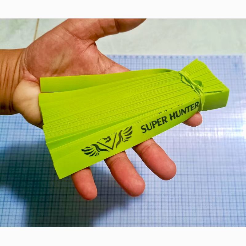 ยางยืดสีเขียวกล้วยซุปเปอร์ฮันเตอร์ 1 เมตรไม่มีอุปกรณ์เสริม