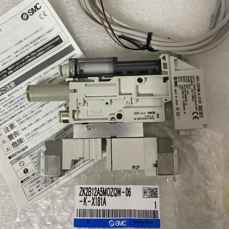 [ภาพจริง] วาล์วเครื่องกําเนิดไฟฟ้าสูญญากาศ SMC ZK2B12A5MOZQW-06-K-X181A