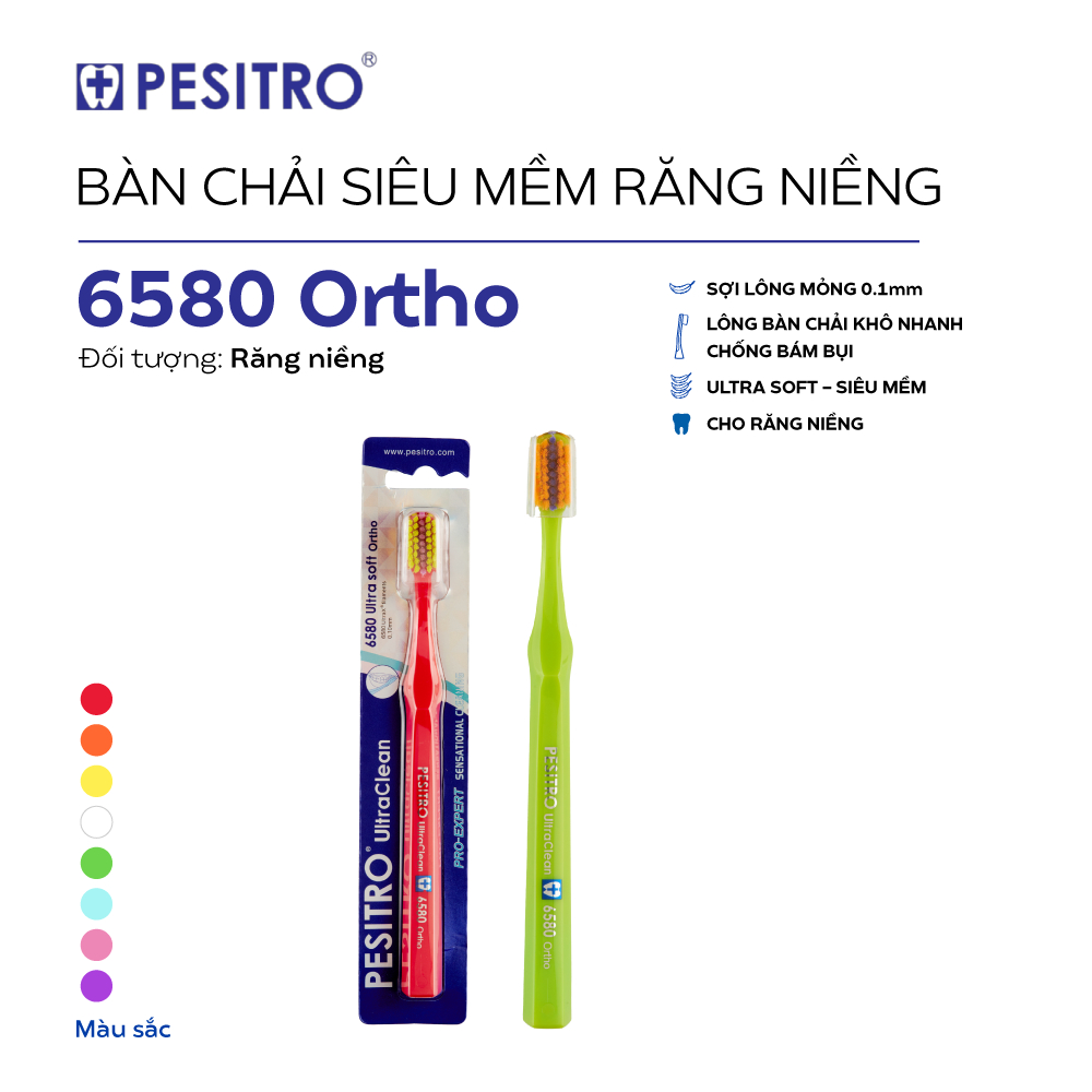 Pesitro 6580 Ortho Ultra Soft Braces Brush