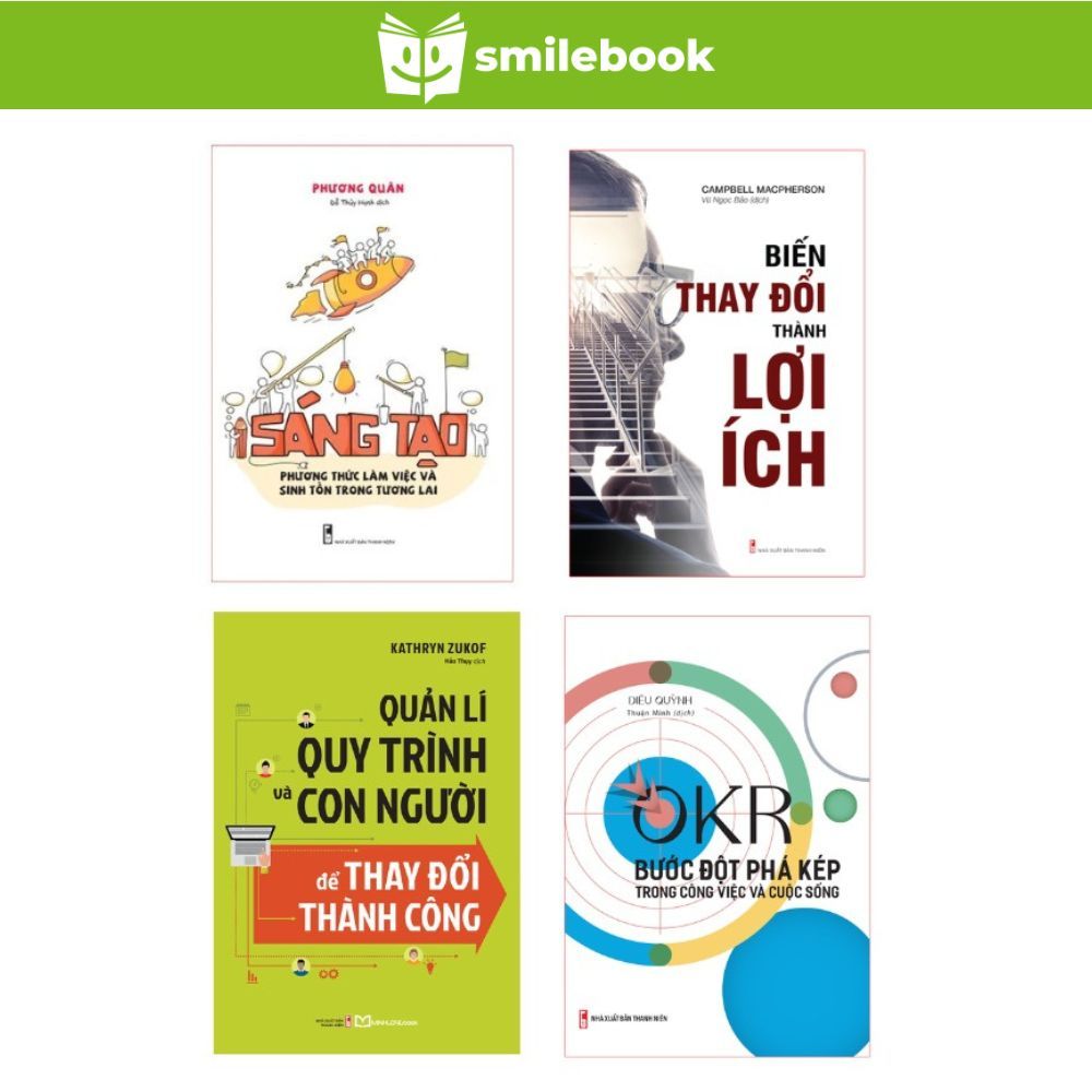 หนังสือ ComBo OKR - Dual Breakthrough + เปลี่ยนให้ประโยชน์ + กระบวนการจัดการ + ความคิดสร้างสรรค์