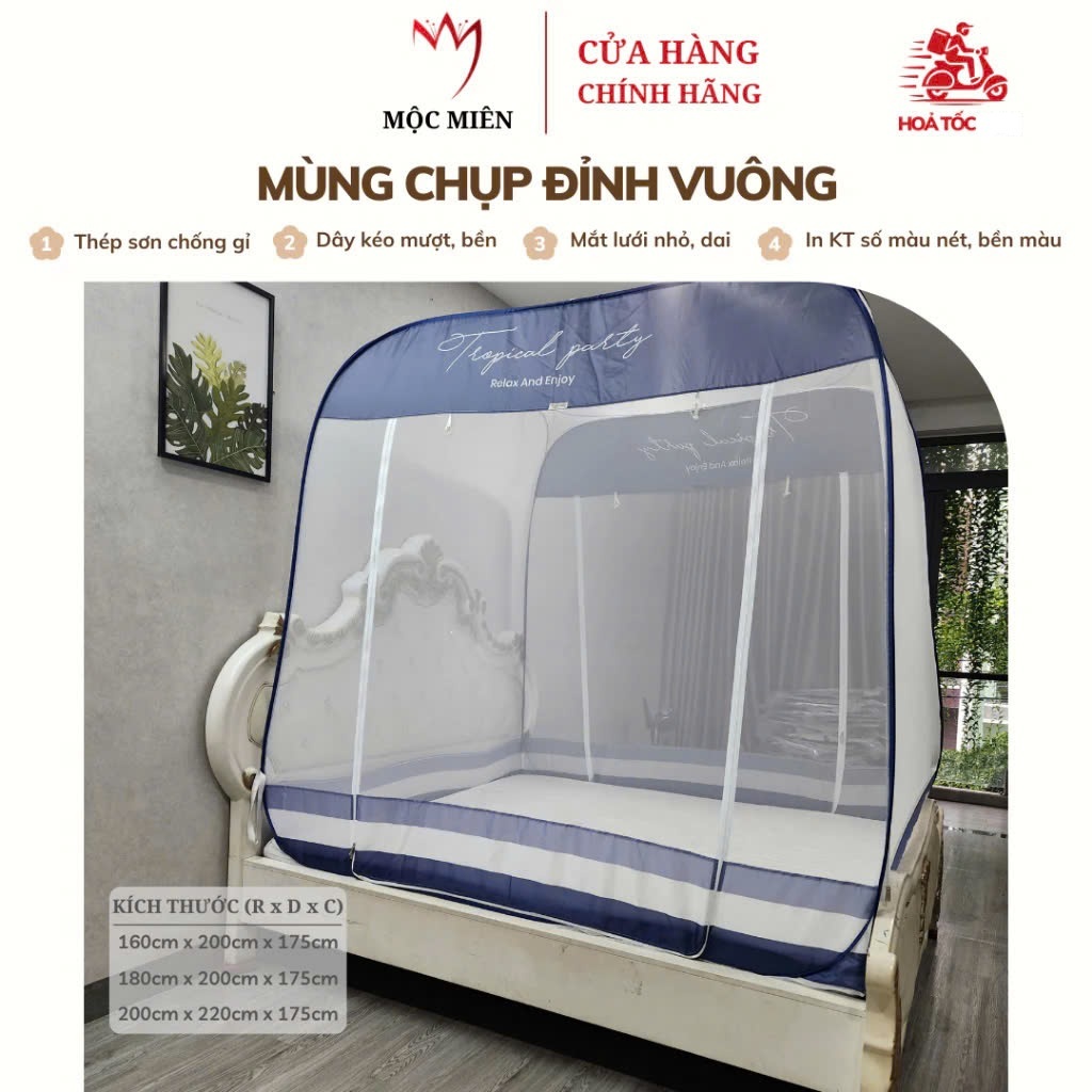 หน้าจอ Moc Mien Square ระดับไฮเอนด์ - ขนาด 2,2mx2m - 3 ประตู (วิดีโอ ภาพถ่ายจริง)