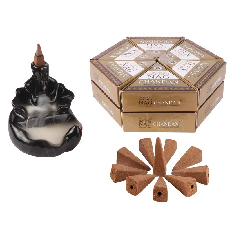 Nag Chandan ไม้จันทน์อินเดีย Bud ธูปควันน้ําตก