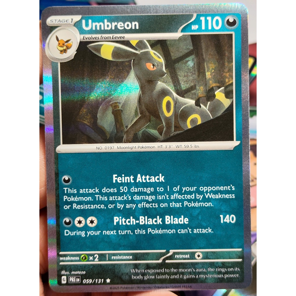 [KW2 Pokemon] [EN] Umbreon Card - 059/131 - Holo Rare - PREEN