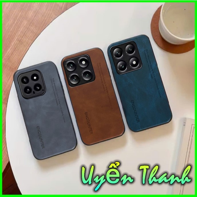 เคสหนังเรียบอิตาลีสําหรับ Xiaomi Mi 14, Mi 14 pro, Mi 14T, Mi 14T pro
