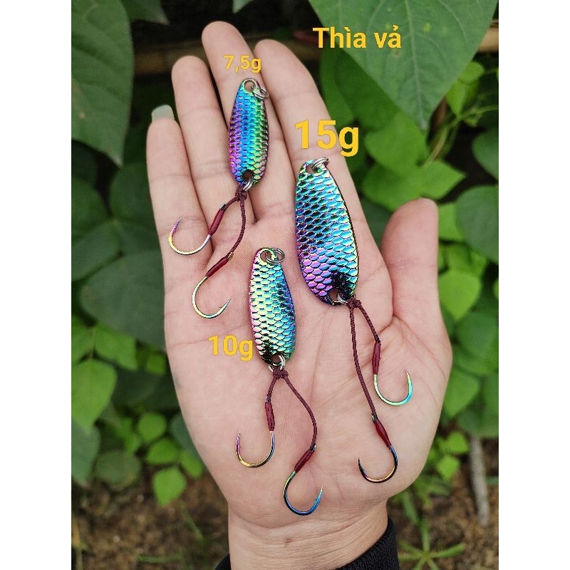 ช้อนไทเทเนียม Bait Fig Spoon 10g 15g สําหรับบริการตกปลาช่อน